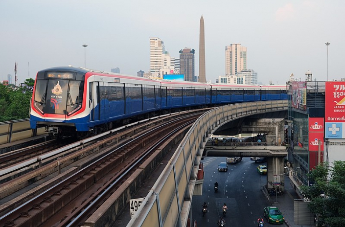 Skytrain BTS di Bangkok