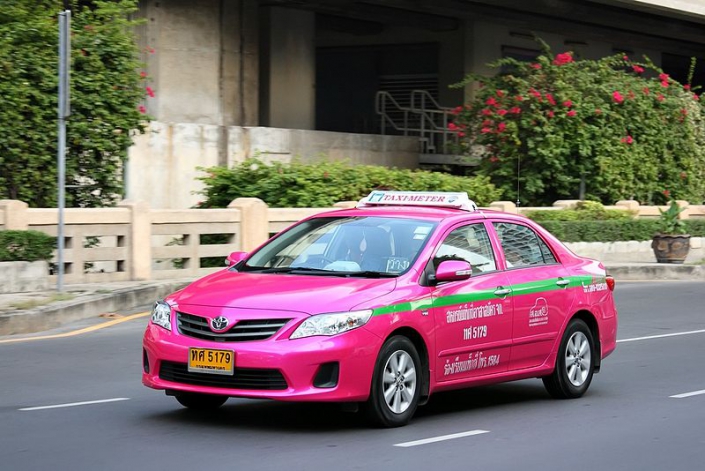 Taxi e Grab a Bangkok