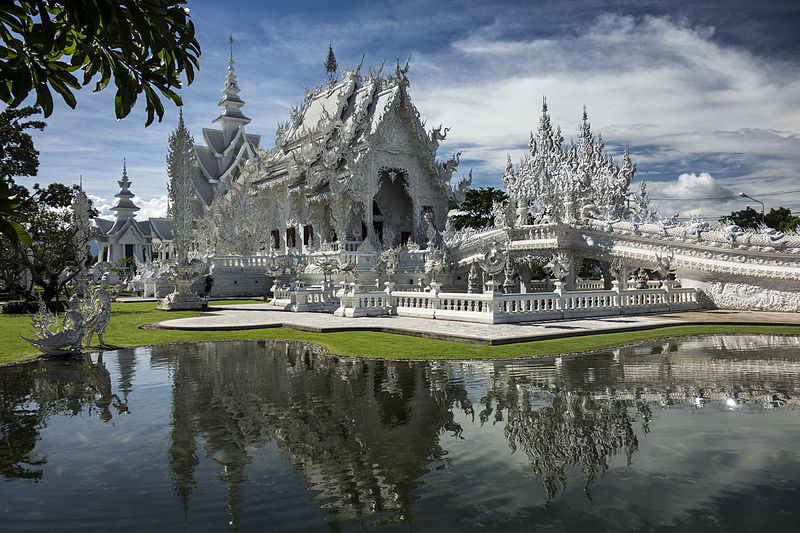 Chiang Rai Tempio Bianco-Wat Rong Kuhn